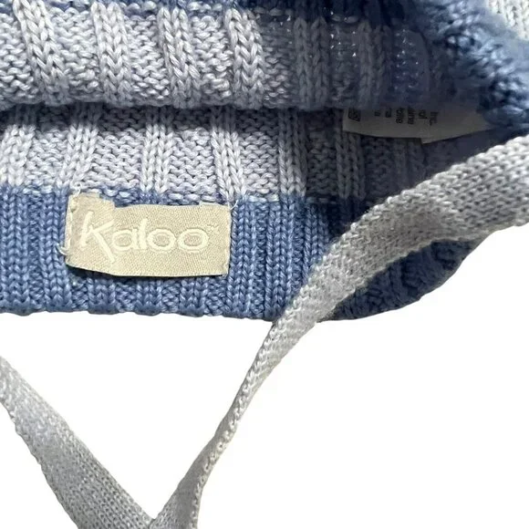 Kaloo Baby T43 (17in) Blue Knitted Tassel Hat - Picture 5 of 7